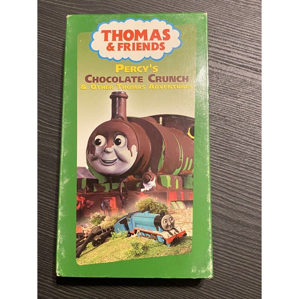 Vintage Thomas The Tank Engine & Friends Percy’s Chocolate Crunch VHS 2003 Video